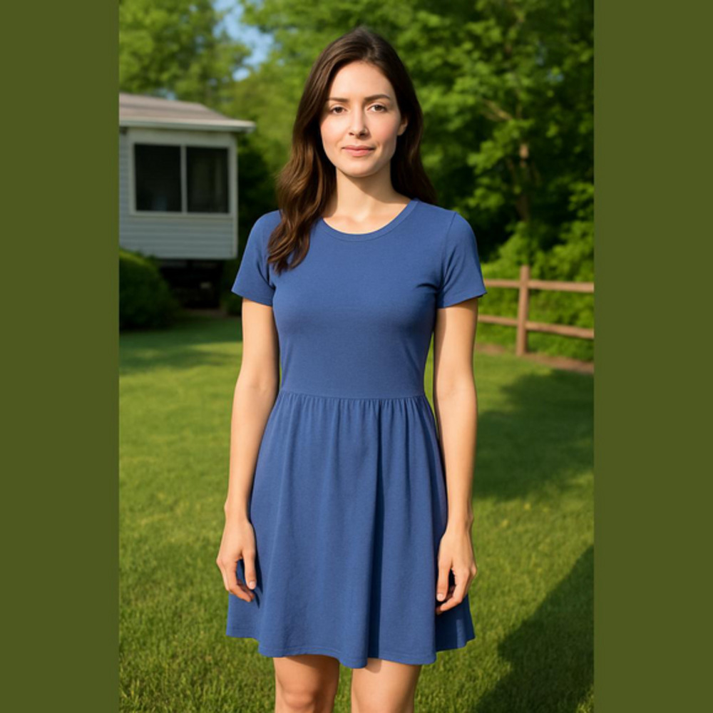United by Blue T-shirt Dress Navy Blue Size S Small Organic Cotton blend